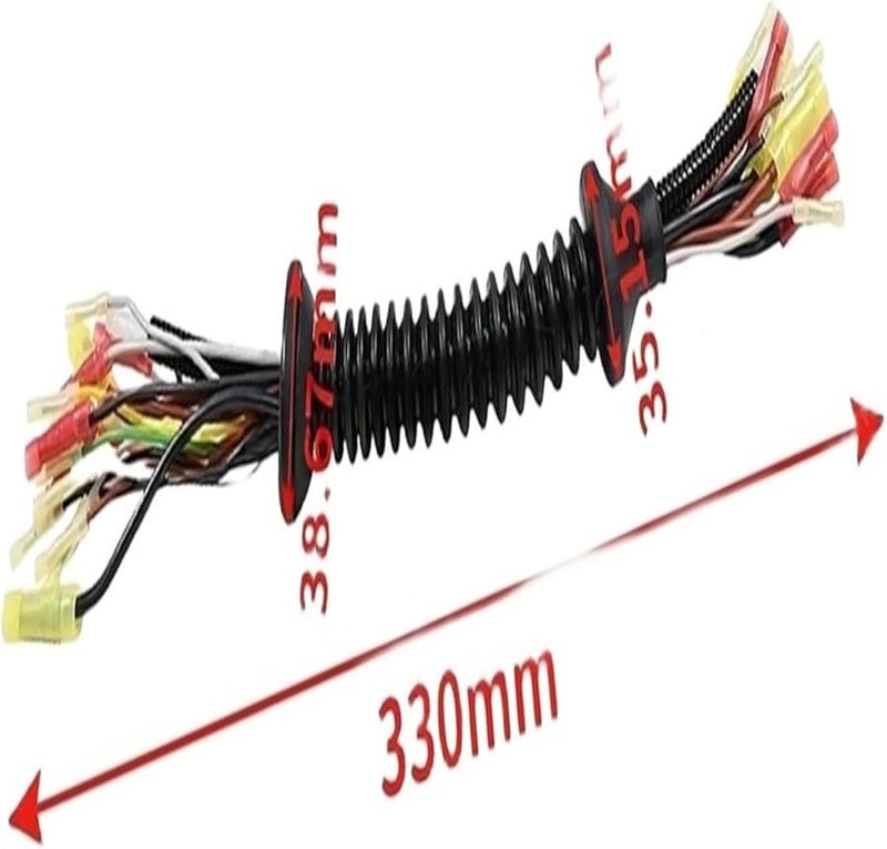Fiat 500 2007-2015 حزمة أسلاك الباب الخلفي، حزمة أسلاك الباب الخلفي 51798181 - Image 3