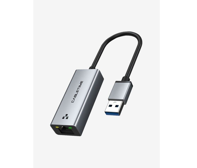 كابل تايم محول USB 3.0 إلى جيجابت إيثرنت بسرعة 1000 ميجابت في الثانية RJ45 - Image 1