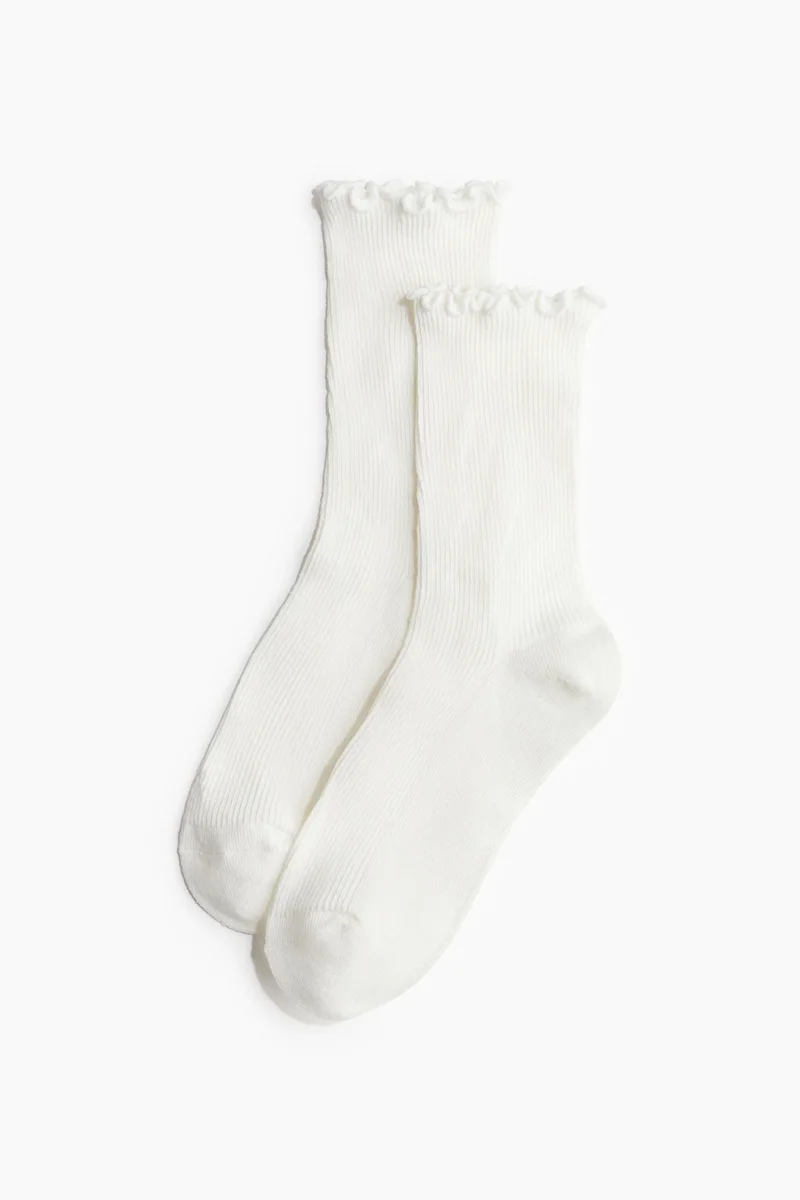 H&M 5-pack rib-knit socks