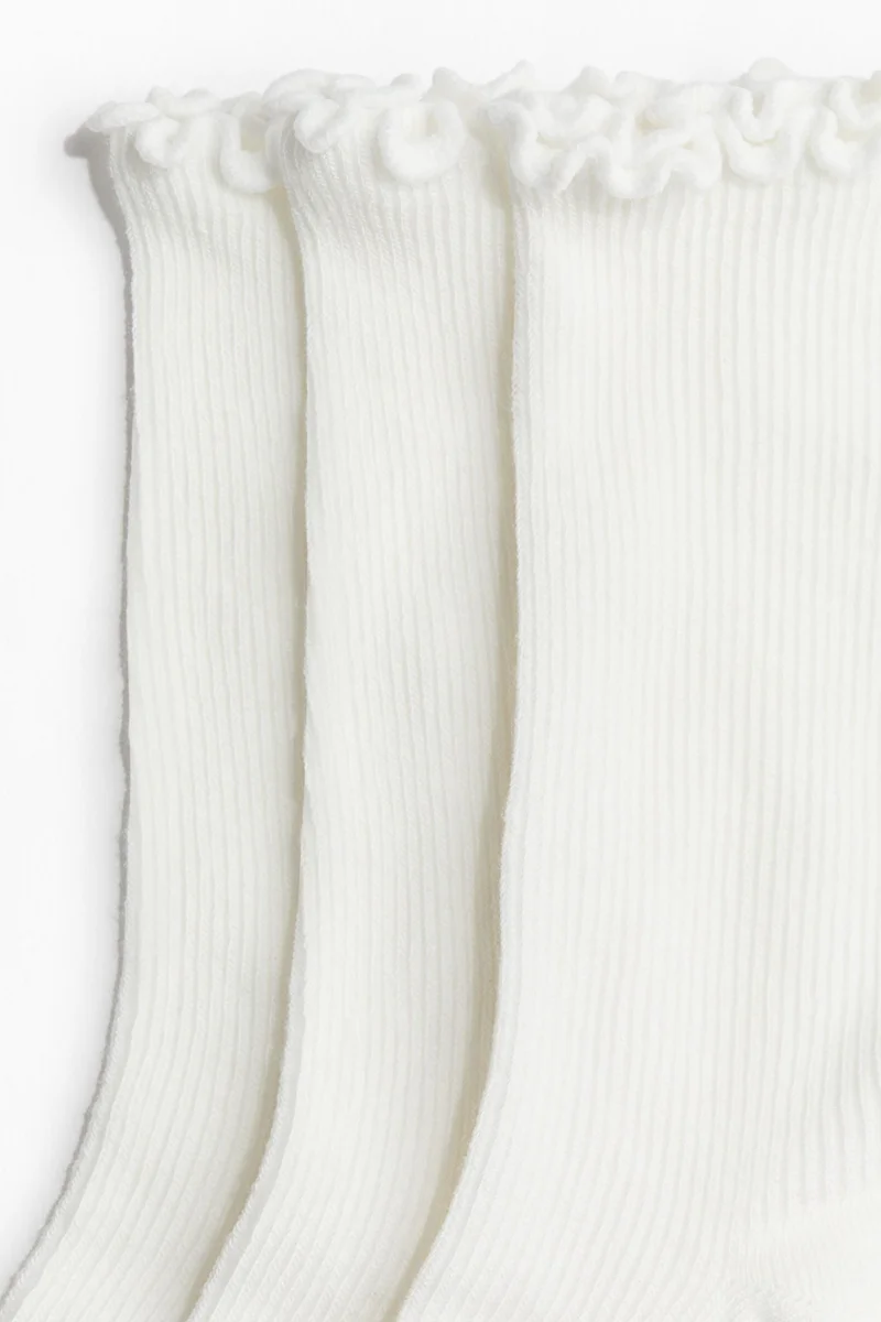 H&M 5-pack rib-knit socks