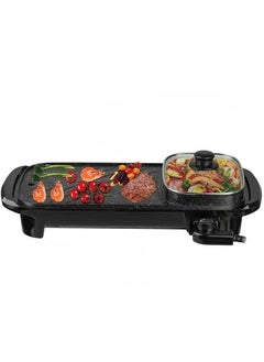 Multifunctional Electric Frying Pan Non Stick Electric Griddle with Adjustable Temperature Control for Crepes, Pancakes, Eggs and More| Versatile Electric Skillet for Indoor Cooking Easy to Clean