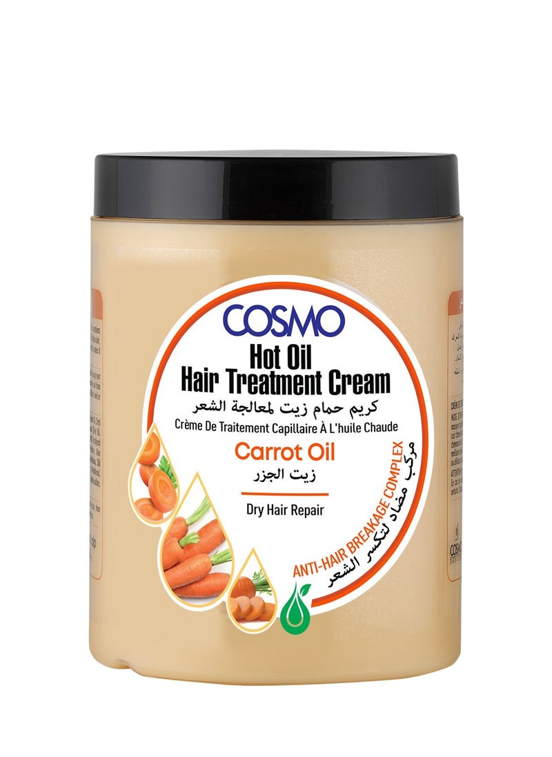 COSMO Hot Oil Hair Treatment Cream Carrot Oil 1000Ml 