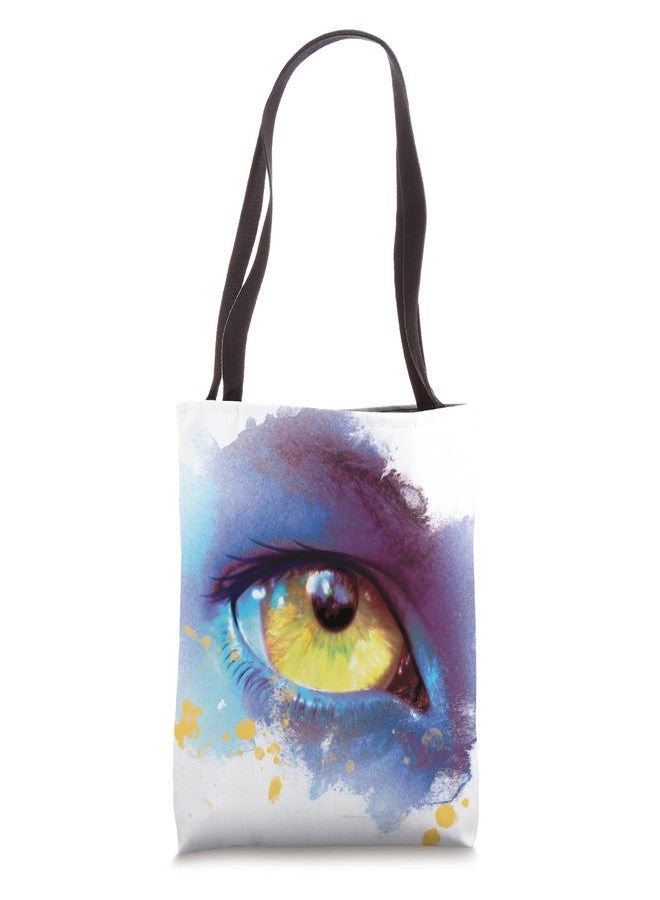 Avatar: The Way of Water Na’vi Golden Eye Watercolor Tote Bag - Image 1