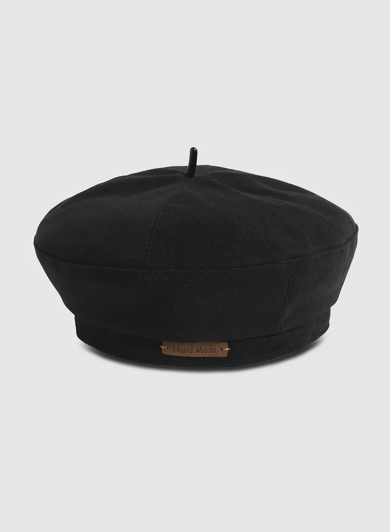 صوص هاوت Pin Tipped Beret Hat - Black