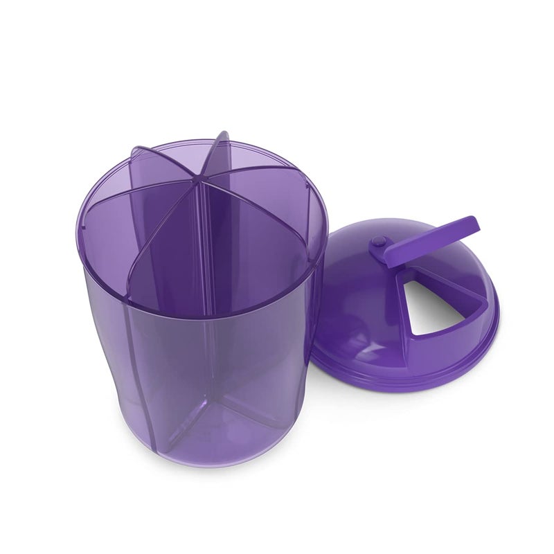 EZY DOSE Vitamin Organizer, 6 Large Compartments, 30-Day Vitamin and Medicine Storage, Keep Vitamins & Meds in Check, Easy to Use, Color May Vary, BPA Free. - Image 1