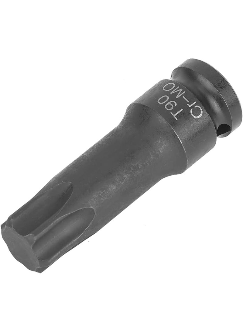 GGOOT 1/2 Socket Adaptor Star Head, (T50) Chrome Molybdenum Steel for Mechanical Automotive Industrial Hardware Maintenance Tools (T90) - Image 5