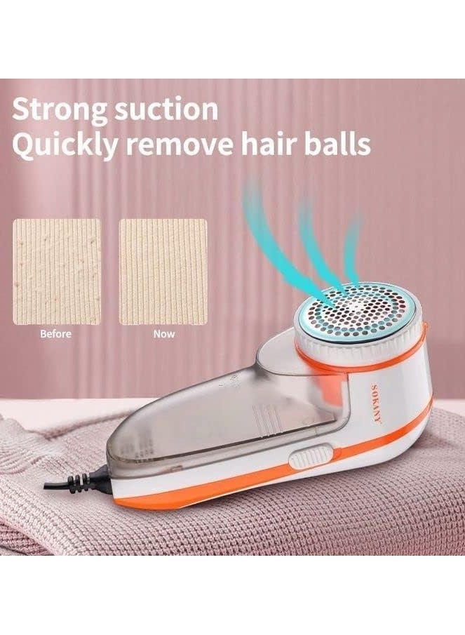 SOKANY SK-880 Non-Rechargeable Electric Lint Remover Fabric Shaver and Lint Remover, Stainless Steel Blades Battery Replacement, Remove Clothes Fuzz, Lint Balls, - Image 4
