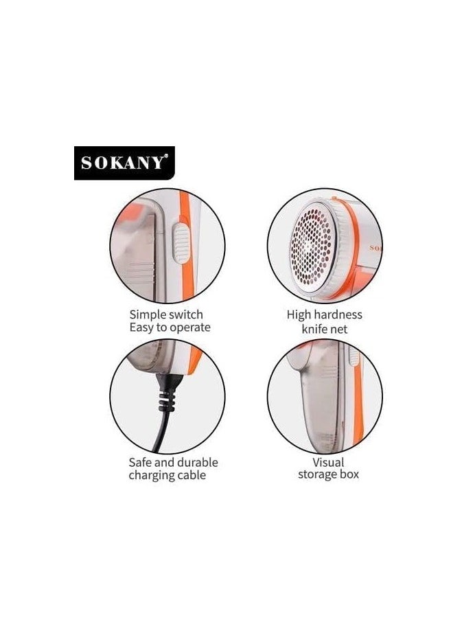 SOKANY SK-880 Non-Rechargeable Electric Lint Remover Fabric Shaver and Lint Remover, Stainless Steel Blades Battery Replacement, Remove Clothes Fuzz, Lint Balls, - pzsku/ZB7CCC106DF0927729DF0Z/45/_/1704291806/8f651497-9f3c-40d4-af4a-3d57df689a79