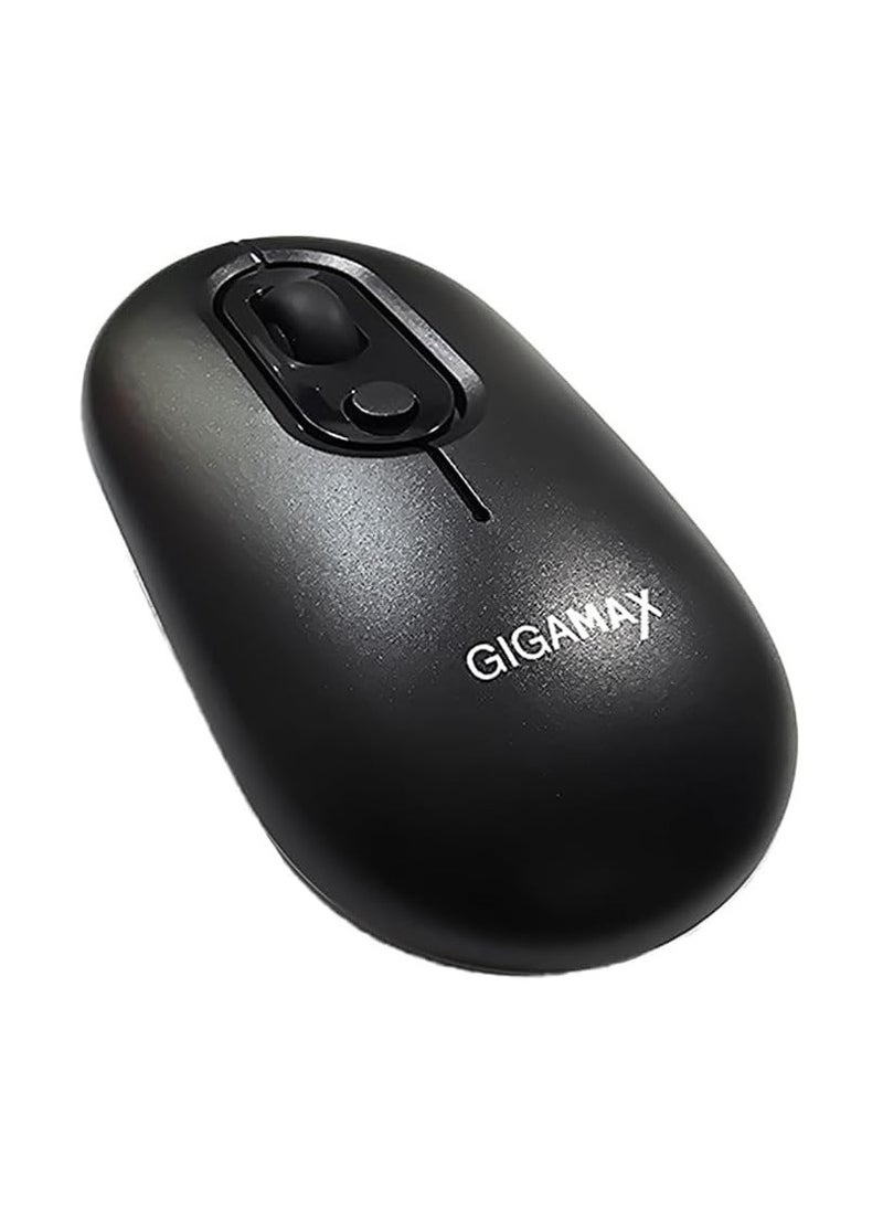 Gigamax - Wireless - Bluetooth Mouse G-1300 , Rechargeable LED Dual Mode Mouse (Bluetooth 5.2 and USB Receiver) Portable Silent Mouse,for Laptop/Desktop/Tablet - Image 1