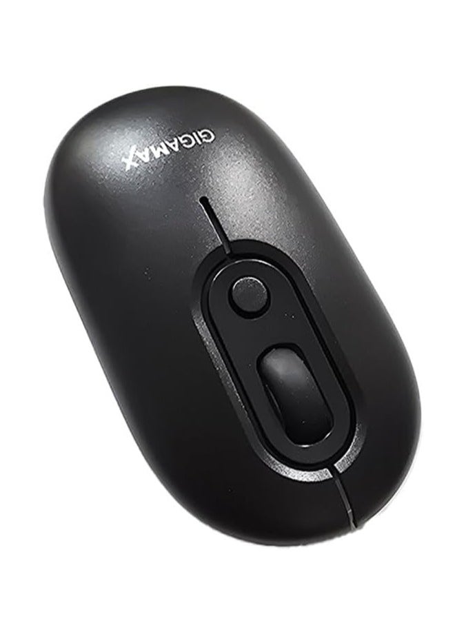 Gigamax - Wireless - Bluetooth Mouse G-1300 , Rechargeable LED Dual Mode Mouse (Bluetooth 5.2 and USB Receiver) Portable Silent Mouse,for Laptop/Desktop/Tablet - Image 1
