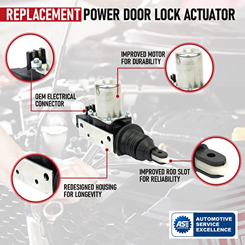 AA Ignition Power Door Lock Actuator Passenger or Driver Side, Front or Rear, Replaces 22020256, 22062740, 22071947, 746-014 Compatible with Chevy, GMC, Buick, Pontiac, Oldsmobile & Other Models 1985-2005 - Image 4