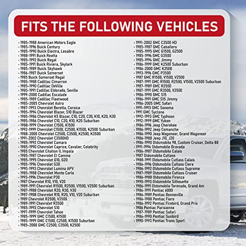 AA Ignition Power Door Lock Actuator Passenger or Driver Side, Front or Rear, Replaces 22020256, 22062740, 22071947, 746-014 Compatible with Chevy, GMC, Buick, Pontiac, Oldsmobile & Other Models 1985-2005 - Image 5