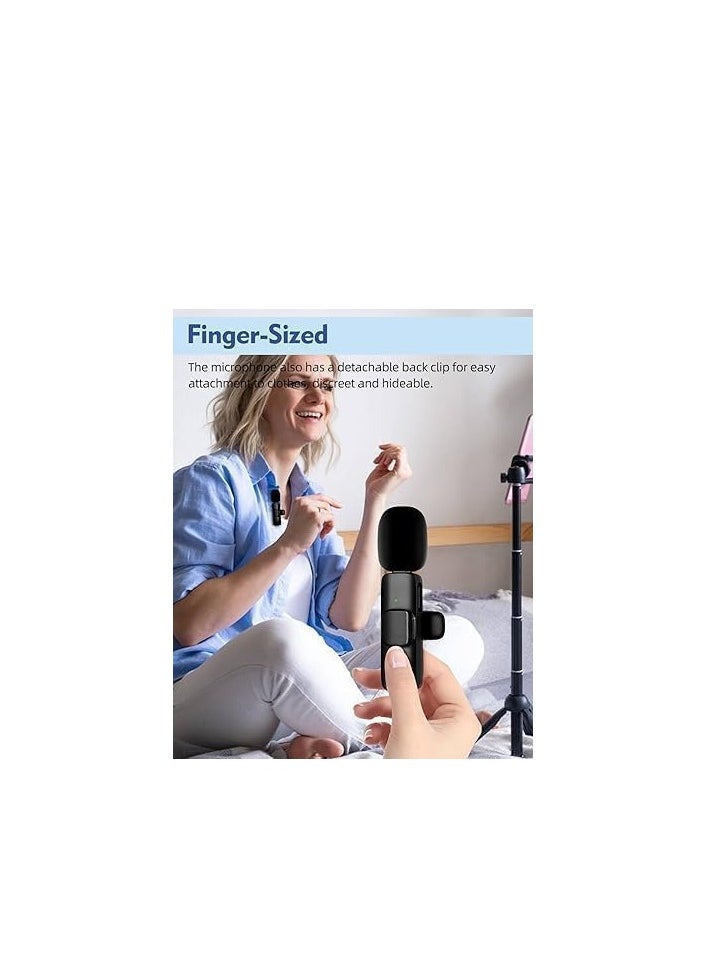 General - GENERAL Genie Microphone - Wireless Lavalier Microphone for Vlogging with Clear Sound Quality for Smartphone Video Production - Image 1