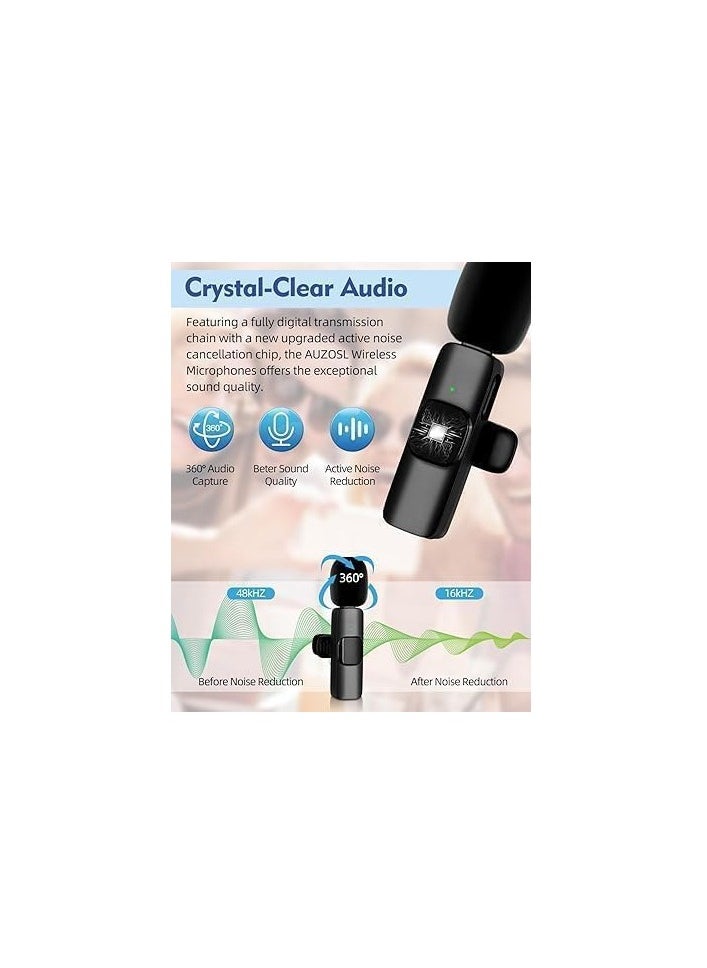 General - GENERAL Genie Microphone - Wireless Lavalier Microphone for Vlogging with Clear Sound Quality for Smartphone Video Production - Image 1