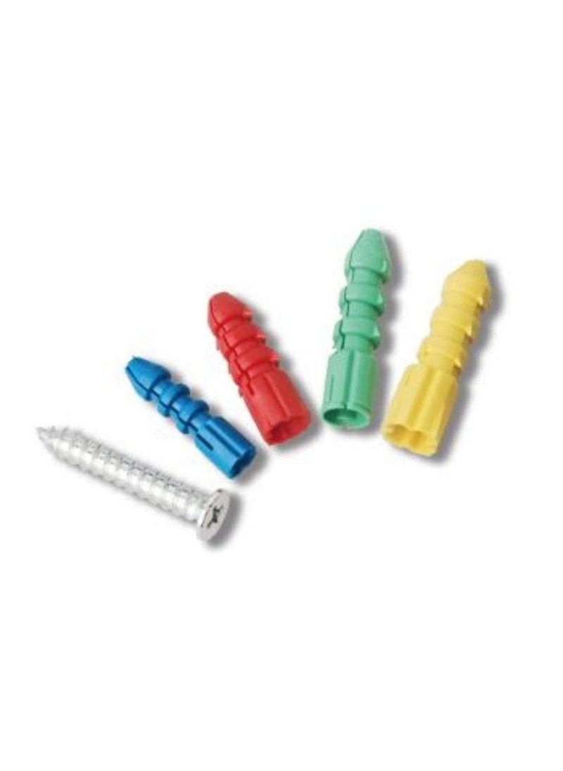 DIY Crafts Diy Crafts CTDIYHI27349 285 Piece Metal Screw And Anchor Assortment Set Kit Multicolor  - Image 5