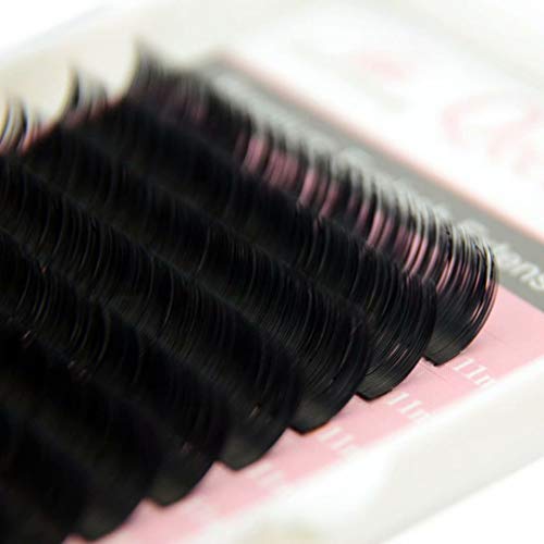 Qeelasee Ellipse Eyelash Extension 015 CC Curl 10mm Flat Eyelashes False Mink Individual Eyelash Extension Professional Salon Used by Qeelasee - Image 1