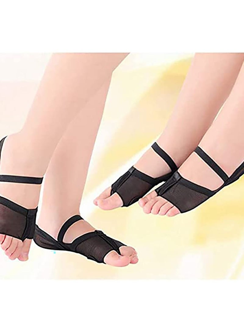 Y&D 1 Pair Ballet Dance Shoes Soft Sole Socks Elastic Dancing Footwear Slippers for Women Girls Yoga Gymnastics - Image 3