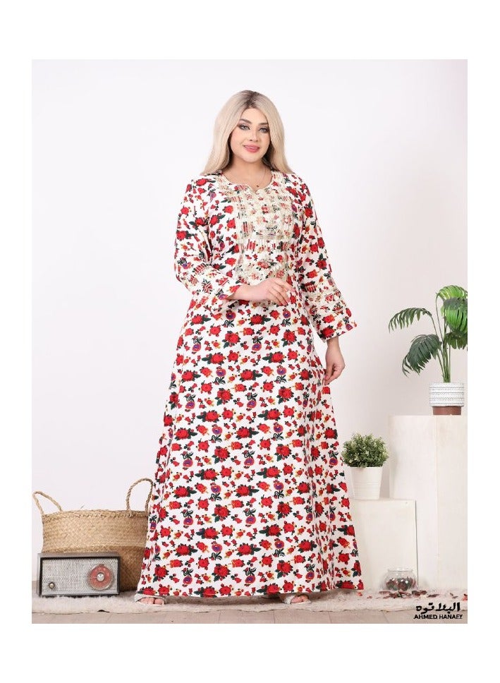 Shalki cotton jalabiya 