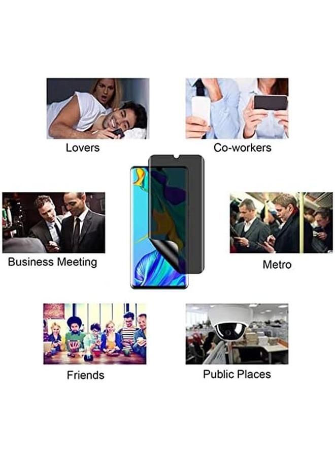 إيروريكس متوافق مع هواوي P30 برو واقي شاشة الخصوصية مضاد للتجسس، غشاء بديل للشاشة الناعمة لهاتف P30 Pro مقاس 6.47 بوصة وليس زجاجيًا - Image 3