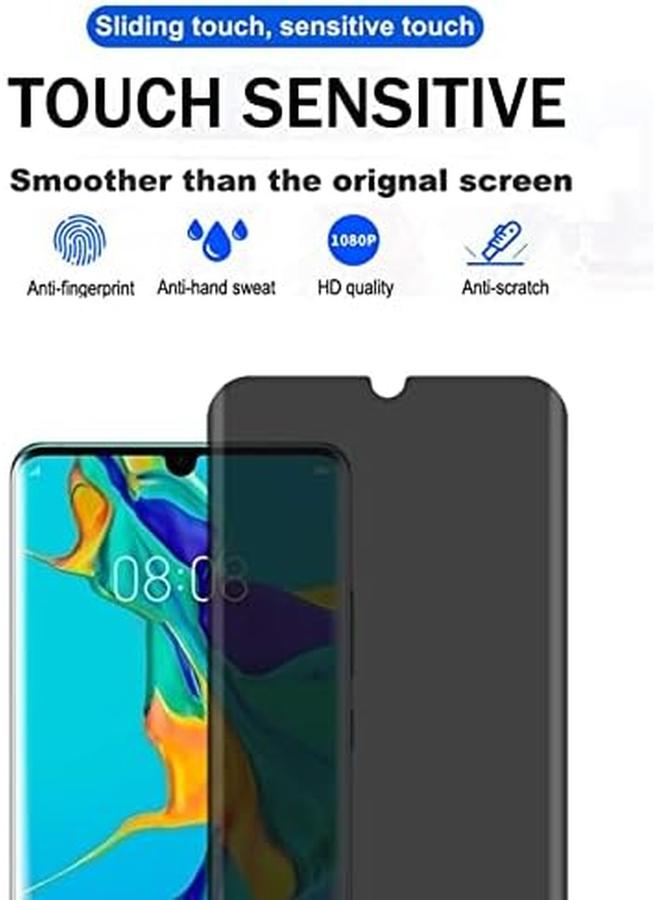 إيروريكس متوافق مع هواوي P30 برو واقي شاشة الخصوصية مضاد للتجسس، غشاء بديل للشاشة الناعمة لهاتف P30 Pro مقاس 6.47 بوصة وليس زجاجيًا - Image 2