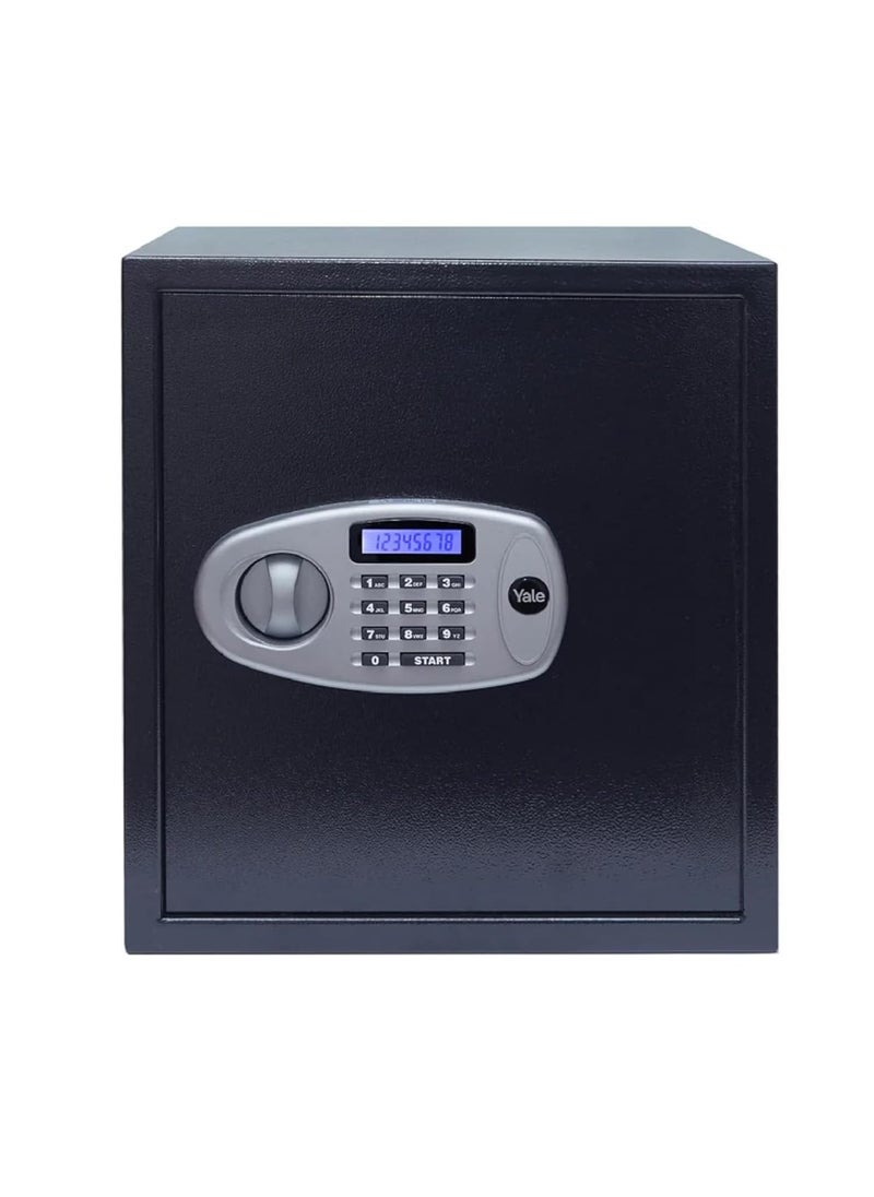 Yale Yale YSS390DB2 Safe Locker for Home Office 41 Litres Pin Code Access Manual Key Intrusion Alarm AntiSaw Bolts Steel Body Digital Keypad Locker Auto Freeze Black  - Image 1