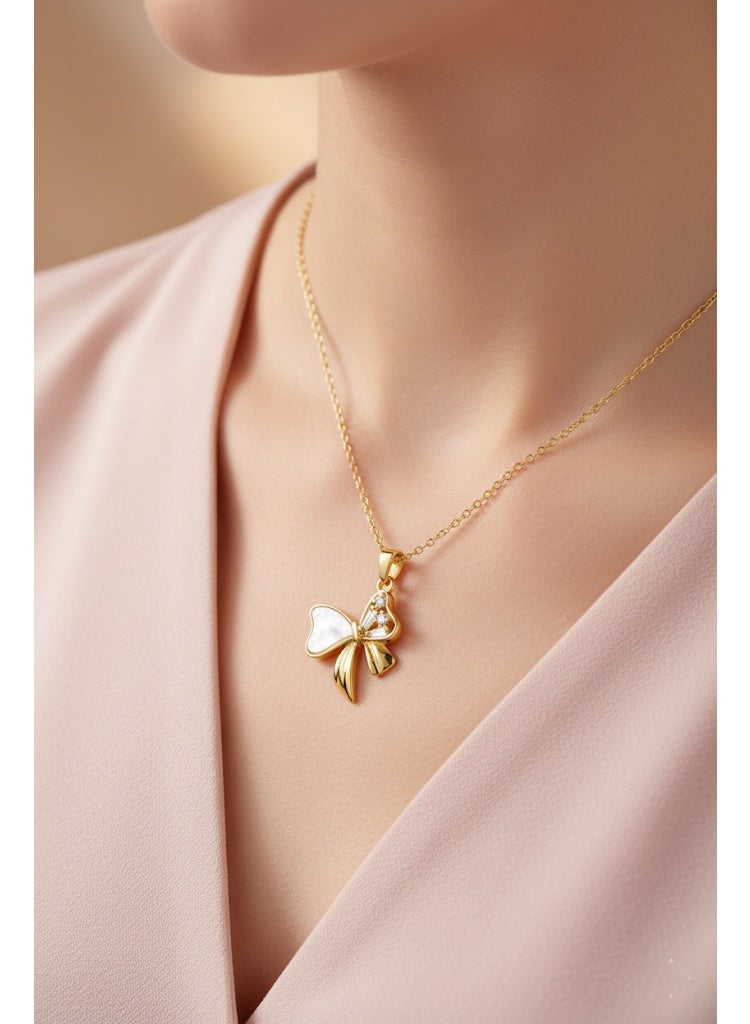 فلافي سلسلة حريمي بدلاية فيونكة مرصعة بالكريستال – تصميم أنيق - Image 1