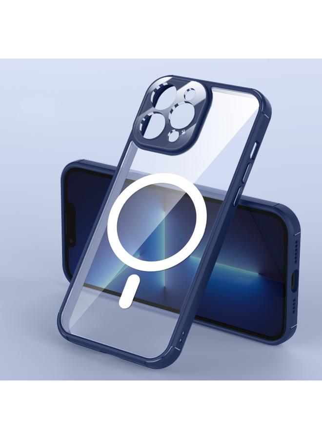 S-TOP Case For iPhone 13 Pro Max Soft Shield MagSafe Magnetic Acrylic Transparent PC Phone Case - Image 1