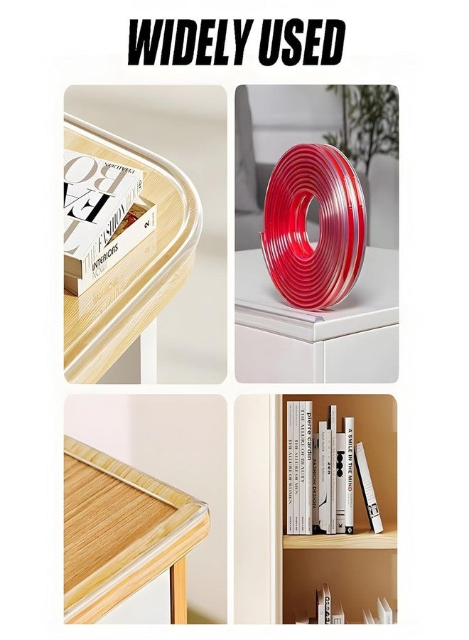 PUNZONE شريط حماية حواف سيليكون من بونزون - واقيات أمان للأطفال للطاولات والأثاث والمكاتب والأسرة والجدران | شريط حماية متين وغير سام لحماية زوايا وحواف الأطفال (2 متر) - Image 2