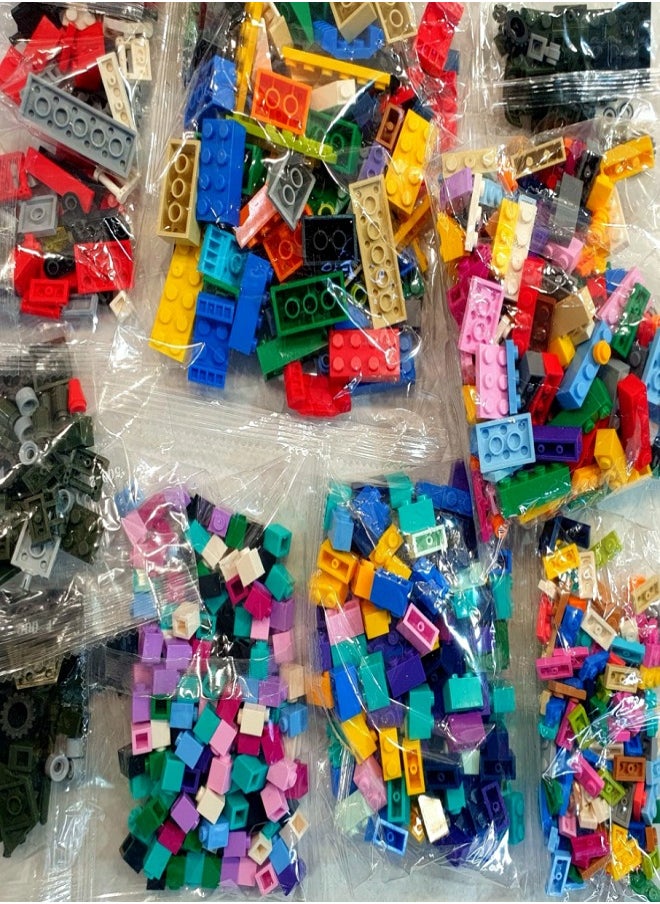 Bricks 1000 Pcs Building Blocks to Teach your Child Assembly and Creativity, Enhancing Focus and Imagination. Suitable for ages 6+ - (Red)  - Image 4