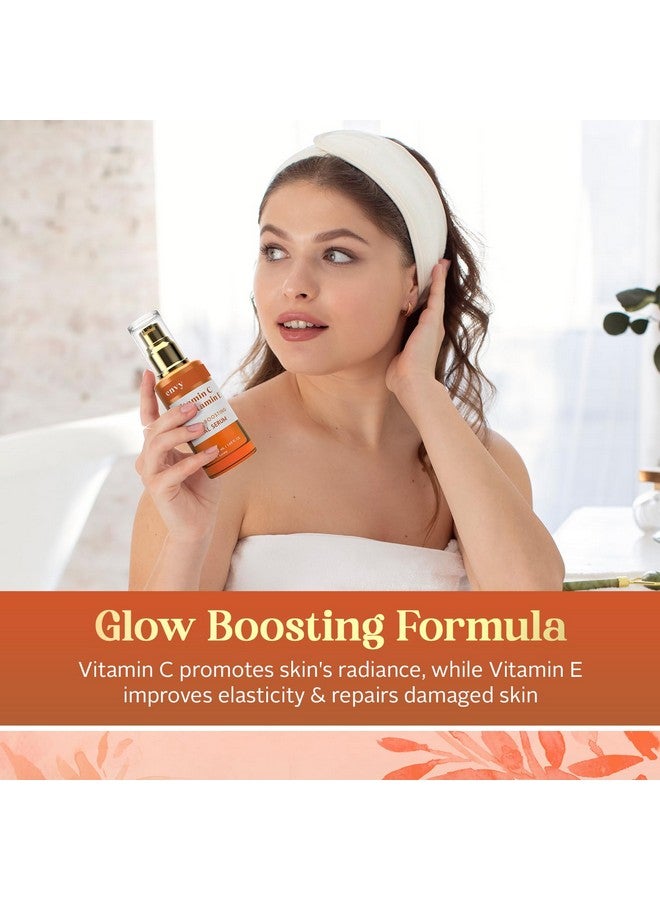 إنفي سيروم فيتامين سي من إنفي مع فيتامين إي والجلسرين - للبشرة، يقلل من البقع الداكنة ويقاوم علامات التقدم في السن، تم اختباره من قبل أطباء الجلدية، سيروم مرطب للبشرة - خالٍ من القسوة لجميع أنواع البشرة - 1.69 أونصة - Image 3