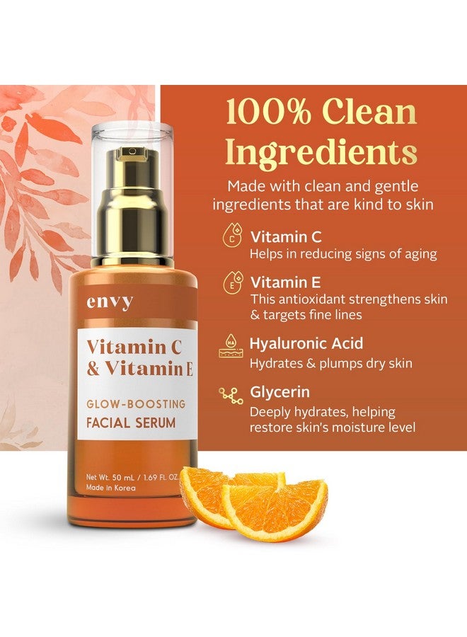 إنفي سيروم فيتامين سي من إنفي مع فيتامين إي والجلسرين - للبشرة، يقلل من البقع الداكنة ويقاوم علامات التقدم في السن، تم اختباره من قبل أطباء الجلدية، سيروم مرطب للبشرة - خالٍ من القسوة لجميع أنواع البشرة - 1.69 أونصة - Image 4