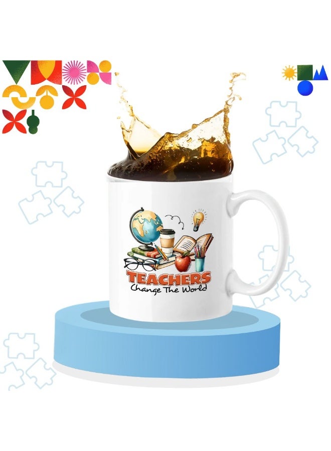 PRINTSHOP4ME Teacher's Day Gift Combo–Printed Cotton Bag&Ceramic Mug|Ideal Gift For Teachers - Image 3