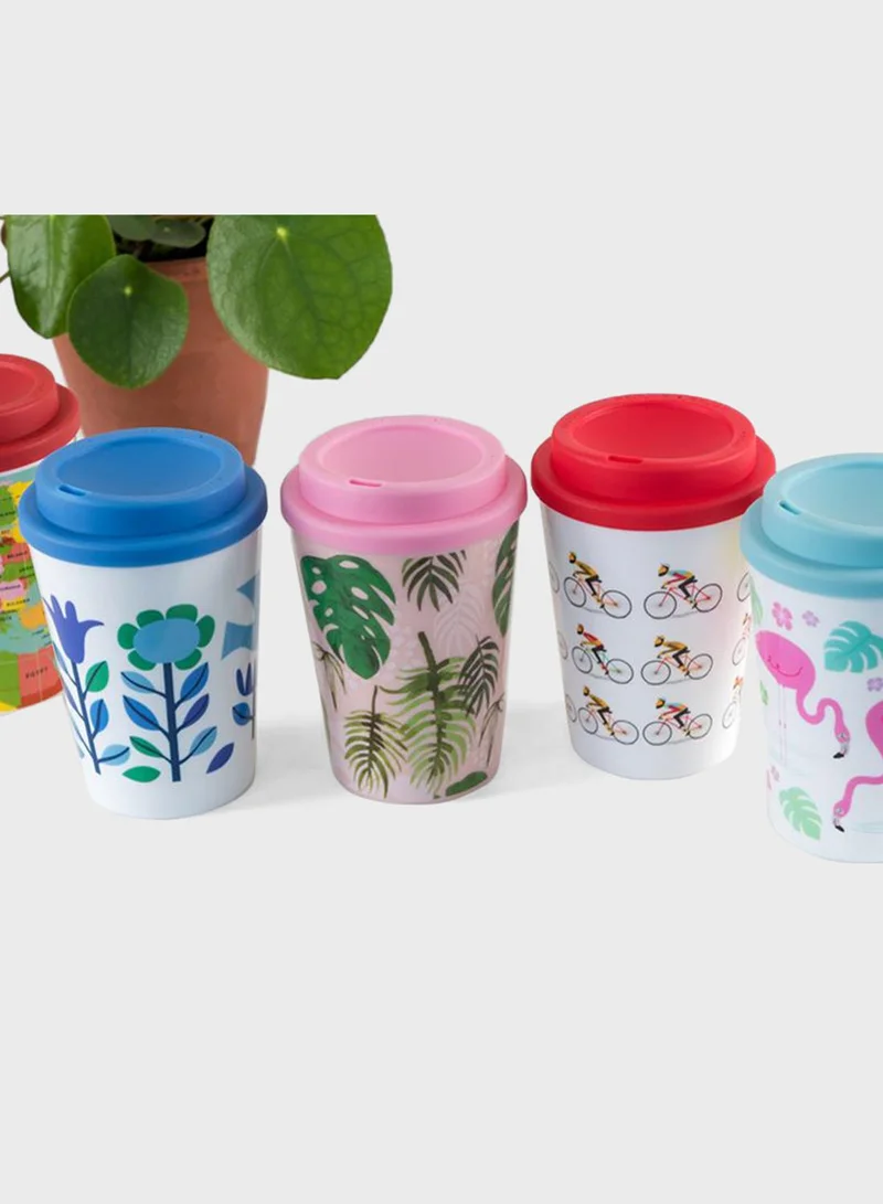 Rex London Reusable Travel Mug - World Map