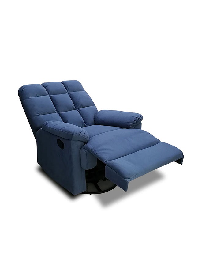 BACK COMFORT Cozy Recliner Chair – Comfortable Rocking Motion, 1-Year Warranty – Blue Color  - Image 2