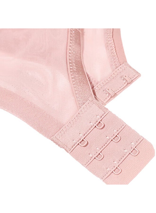 Aimer Women's Wireless Bra, Push-up, Chinese Style Lace Soft Mesh Brassiere, Mountain Mist Color, Am176741 - Image 2