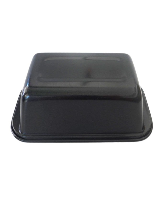 LoveDeal Mini Loaf Pans, 6" x 3.3" Nonstick Carbon Steel Bread Pan, Rectangle Loaf Baking Cake Tin for Small Banana Bread, Meatloaf, Sourdough, Brownies - Set of 4, Black - Image 5