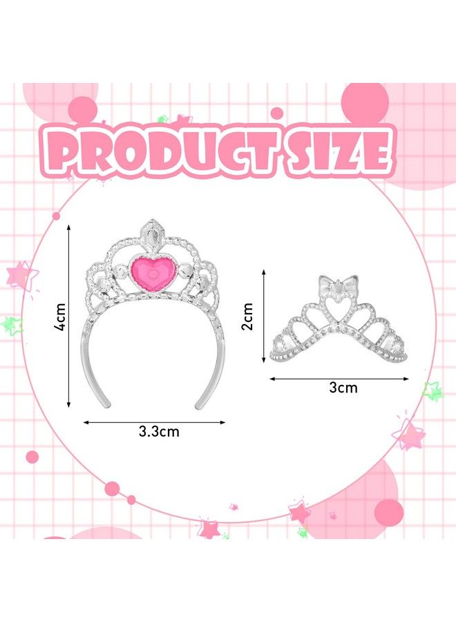 Sumind Doll Accessories Jewelry Set 20 Pieces Doll Necklace Crown Play Set Doll Dress Up Jewelry Includes 10 Necklaces And 10 Crowns For 11.5 Inch Doll - Image 3