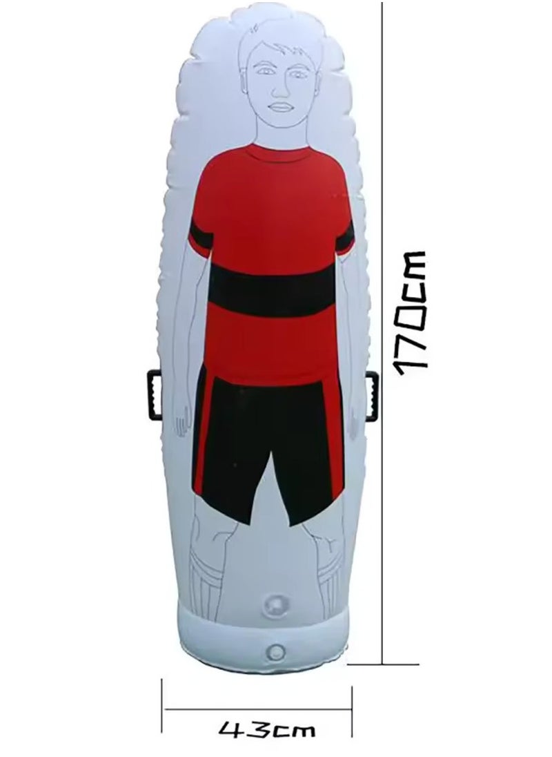 Spall Soccer Training Equipment Pvc Inflatable Free Kick Football Dummy Goalkeeper Soccer Training Dummy  - Image 1