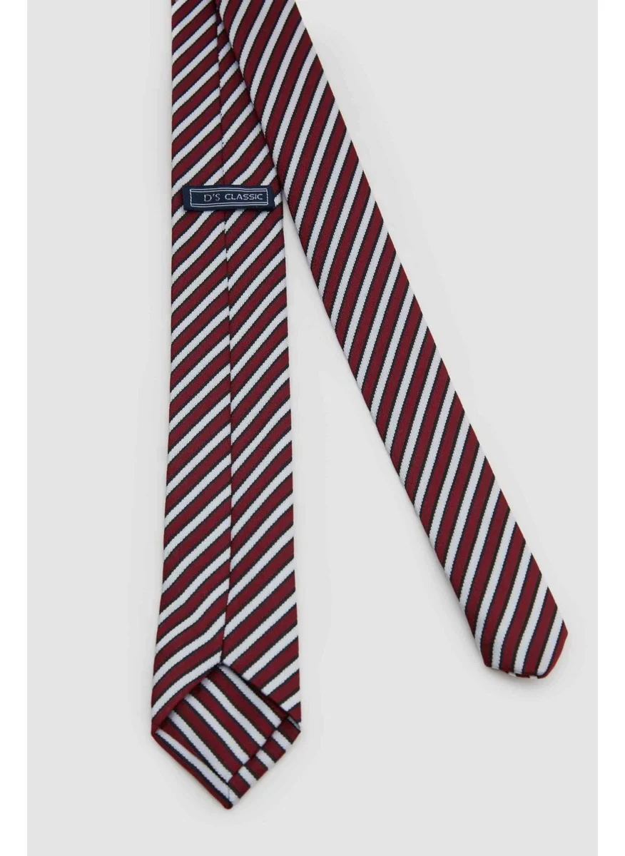 D'S DAMAT D'S Groom Claret Red Patterned 5.5 cm Tie