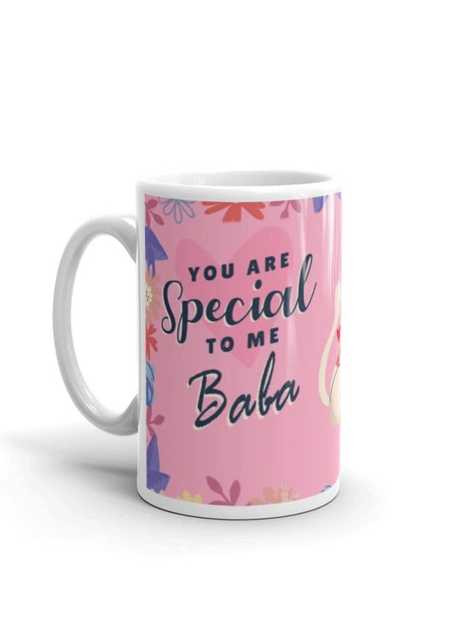 RISH Coffee Tea Mug Ceramic 350 ml | Baba Name Design Printed Cups - Image 1