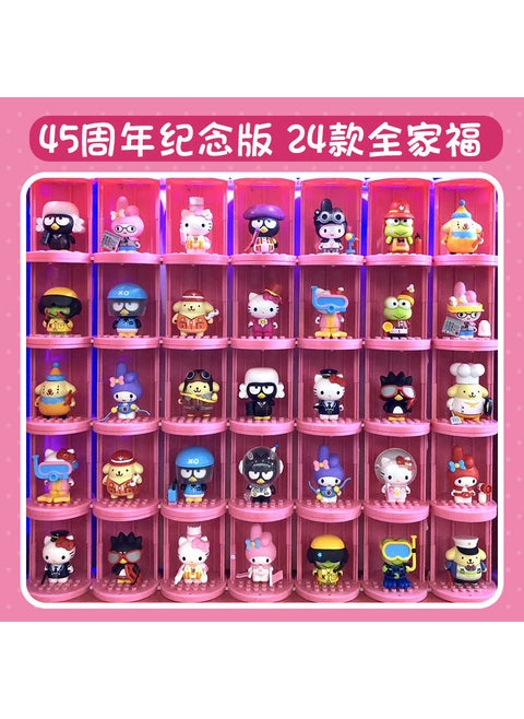 Creative Anime Plants vs Zombies and SpongeBob Blind Box Building Blocks for Kids Hello Kitty Blind Box