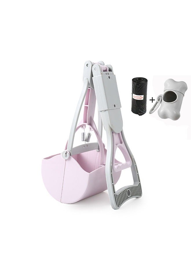 general Dog feces dustpan, pet toilet picker, 24-inch portable handle, suitable for dogs and cats and other animals, outdoor walking dog is convenient without dirty hands - Image 1