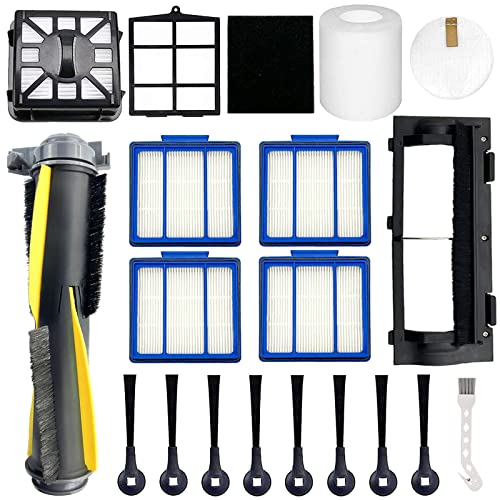 Bvhonwe Replacement Part for Shark IQ R101AE RV1001AE AV912S AV1010AE RV1000 AV970 AV993 AV1002AE,1 Main Brush,1 Roller Brush Cover,4 Filter,8 Side Brushes,1 Pre Filter,1 Filter&1 Pre-Motor Foam&Felt Filter - Image 1