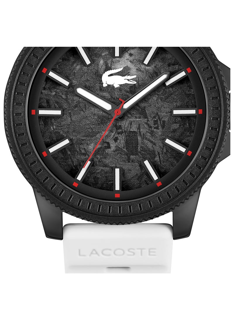 LACOSTE - ساعة لاغوست المستديرة التناظرية للرجال بعلبة سوداء - 2011359 - Image 1