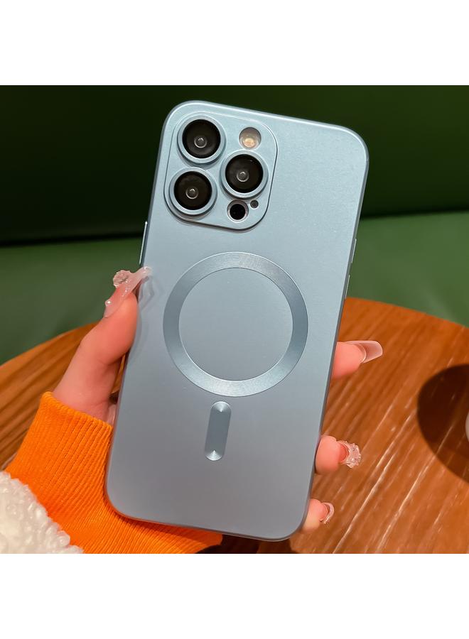 S-TOP Case For iPhone 13 Pro Metallic Paint Magsafe Liquid TPU Phone Case - Image 1