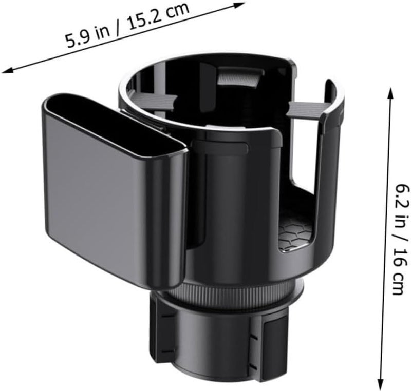 Car Beverage Cup Holder and Water Bottle Holder for Car Multifunctional Plastic Cup Organizer Stand Auto Drinks Compatible with Standard and Bottles - Image 1