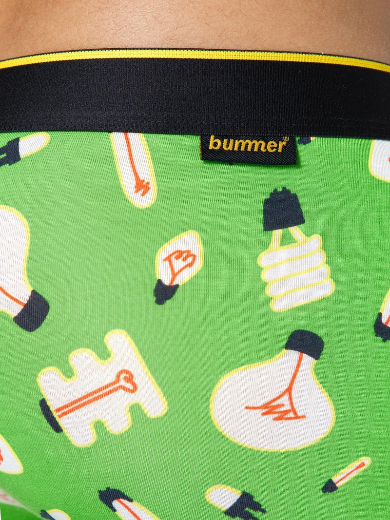 Bummer Men's Printed Micro Modal Briefs Underwear | Ultra Soft & Breathable | Pack of 1 - Image 4