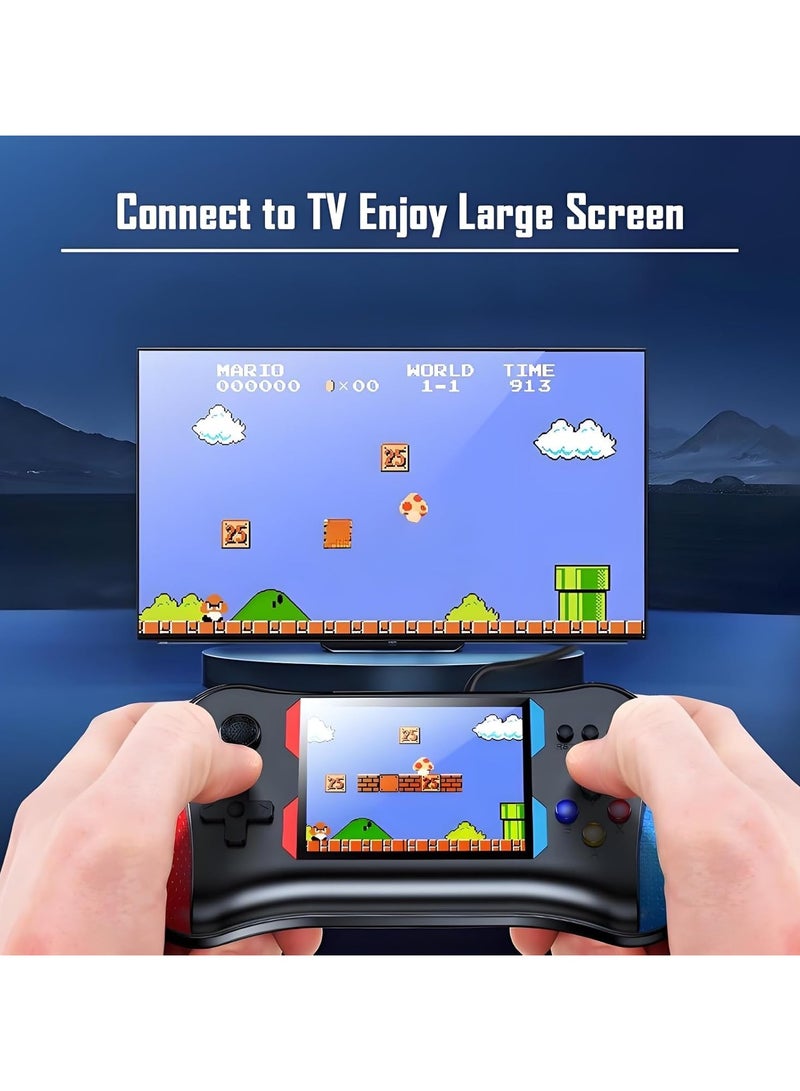 Snaggle Portable Retro Gaming Console with 500 Built-in Classic Games, 3.5-Inch HD Screen, Rechargeable Battery, TV Output, Plug & Play Video Game Boy Handheld Console for Kids and Adults - Image 3