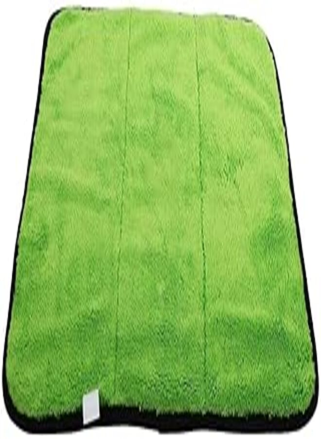 Fresh Microfiber car cleaning towel (green/grey) 