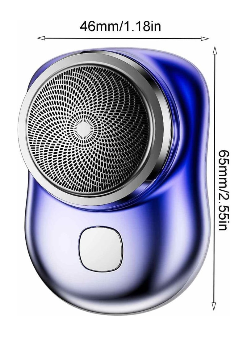 NIBEMINENT Mini Electric Shavers for Men, Pocket Size Portable Razor Men,Washable Razor, USB Rechargeable Suitable Car, Travel, Home - Image 5